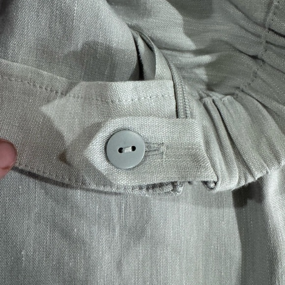 J jill Sz s stretch linen crop pant - Picture 8 of 15